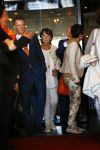 Noordwijk 5 juni 2014
Vertrek Nederlands elftal richting Brazilie vanaf Huis ter Duin. De vrouwen en de kinderen zwaaien de spelers uit. Een huilende Truus v Gaal zwaait haar man Louis v Gaal uit
