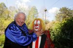 Alphen aan de Rijn 7 mei 2015
Patrick Martens (Koen),Aad van Toor (Adriaan), Bas van Toor (Bassie) en Janouk Kelderman (Keet) tijdens de opnamedag van de nieuwe speelfilm Keet & Koen en de speurtocht naar Bassie & Adriaan .