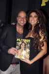 Amsterdam 10 april 2014
Presentatie playboy met daarin Melisa  v d Meijde de vriendin van Andy v d Meijde in club Abe.