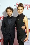 Amsterdam 18 mei 2015
Premiere de surprise van Mike v Diem met in de hoofdrollen Georgina Verbaan en Jeroen v Koningsbrugge. De premiere was in Tuschinski. Angela Schijf met man