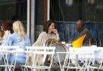 Amsterdam 22 mei 2015
Annemarie van Gaal en haar nieuwe vriend  Rhandy Macnack op terras bij George.