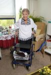 Rotterdam 13 mei 2015
Op bezoek thuis bij zangeres Annie de Reuver die inmiddels 98 jaar oud is en in een verzorgingstehuis woont. Bas en Coby v Toor komen regelmatig op bezoek bij haar.