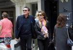 Amsterdam 12 mei 2015 
Barry Hay met goede vriendin Patricia Steur op de pc hooftstraat