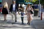Amsterdam 11 mei 2015
Chantal janzen met haar man Marco en zoontje James op de cornelis schuytstraat.