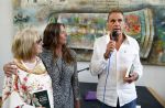 Amsterdam 8 juni 2015
Boekpresentatie Boek Danielle v t Schip Oonk in Yogacentrum Amsterdam. Danielle met vader Joop Oonk en moeder Willeke Alberti