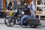 Amsterdam 27 mei 2015  
Dennis Rugenbregt op zijn Buddha to Buddha Harley Davidson motor