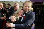 Amsterdam 30 mei 2015
Het 23e damdiner vindt weer plaats bij de HMH Heineken Music Hall.
Ebe v Riesen met zijn vrouw Jorica Coppen (vriendin van Martijn Krabbe)