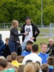 Arnhem 31 mei 2015
Voetbalclinic Klaas jan Huntelaar foundation op Papendal. Ook Enzo Knol en zijn vriendin Dee v d Zeeuw waren ook aanwezig.