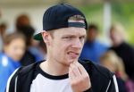 Arnhem 31 mei 2015
Voetbalclinic Klaas jan Huntelaar foundation op Papendal. Ook Enzo Knol en zijn vriendin Dee v d Zeeuw waren ook aanwezig.