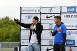 Arnhem 31 mei 2015
Voetbalclinic Klaas jan Huntelaar foundation op Papendal. Ook Enzo Knol en zijn vriendin Dee v d Zeeuw waren ook aanwezig.