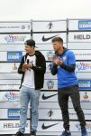 Arnhem 31 mei 2015
Voetbalclinic Klaas jan Huntelaar foundation op Papendal. Ook Enzo Knol en zijn vriendin Dee v d Zeeuw waren ook aanwezig.