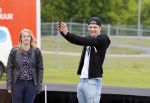 Arnhem 31 mei 2015
Voetbalclinic Klaas jan Huntelaar foundation op Papendal. Ook Enzo Knol en zijn vriendin Dee v d Zeeuw waren ook aanwezig.