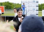 Arnhem 31 mei 2015
Voetbalclinic Klaas jan Huntelaar foundation op Papendal. Ook Enzo Knol en zijn vriendin Dee v d Zeeuw waren ook aanwezig.