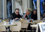 Amsterdam 19 mei 2015 
Eric Beekes op terras.