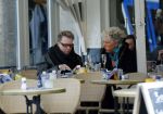 Amsterdam 19 mei 2015 
Eric Beekes op terras.