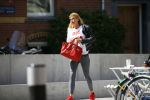 Amsterdam 21 mei 2015
Estelle Cruijff met een vriendin op terras.