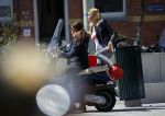 Amsterdam 21 mei 2015
Estelle Cruijff met een vriendin op terras.