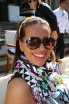 Amsterdam, 4 Juni 2015
Party van Talkies Magazine op het terras van het Hilton Hotel op de Apollolaan.
Esther Oosterbeek met electronische sigaret