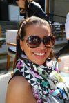 Amsterdam, 4 Juni 2015
Party van Talkies Magazine op het terras van het Hilton Hotel op de Apollolaan.
Esther Oosterbeek met electronische sigaret