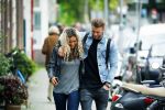 Amsterdam 1 juni 2015
Fajah Lourens met haar nieuwe vriend Gijs Scheringa.