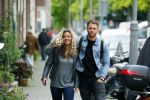Amsterdam 1 juni 2015
Fajah Lourens met haar nieuwe vriend Gijs Scheringa.