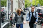Amsterdam 1 juni 2015
Fajah Lourens met haar nieuwe vriend Gijs Scheringa.