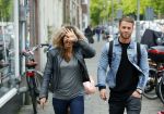 Amsterdam 1 juni 2015
Fajah Lourens met haar nieuwe vriend Gijs Scheringa.