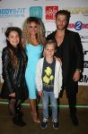Amsterdam, 3 Juni 2015
Fajah Lourens met haar nieuwe vriend en kinderen