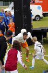Arnhem 31 mei 2015
Voetbalclinic Klaas jan Huntelaar foundation op Papendal. Ook Enzo Knol en zijn vriendin Dee v d Zeeuw waren ook aanwezig.