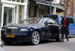 Amsterdam 9 mei 2015
Gerard Spong met zijn hondje en zijn Rolls Royce.