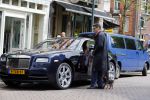 Amsterdam 9 mei 2015
Gerard Spong met zijn hondje en zijn Rolls Royce.