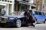 Amsterdam 9 mei 2015
Gerard Spong met zijn hondje en zijn Rolls Royce.