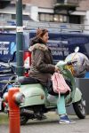 Amsterdam 19 november 2015
Isa Hoes op de scooter