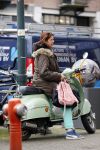 Amsterdam 19 november 2015
Isa Hoes op de scooter