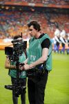 Amsterdam  5 juni 2015
Nederland-USA 3-4 in de arena. Max Smulders mag met Memphis Depay het veld oplopen.
Ivo Borkus loopt met steadycam op het veld.