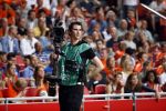 Amsterdam  5 juni 2015
Nederland-USA 3-4 in de arena. Max Smulders mag met Memphis Depay het veld oplopen.
Ivo Borkus loopt met steadycam op het veld.