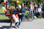 Alphen aan de Rijn 7 mei 2015
Patrick Martens (Koen),Aad van Toor (Adriaan), Bas van Toor (Bassie) en Janouk Kelderman (Keet) tijdens de opnamedag van de nieuwe speelfilm Keet & Koen en de speurtocht naar Bassie & Adriaan .