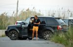 ibiza 4 juni 2015
Jeroen Kool arriveert in zijn Range Rover bij het appartement van Estelle Cruijff.