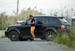 ibiza 4 juni 2015
Jeroen Kool arriveert in zijn Range Rover bij het appartement van Estelle Cruijff.