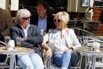 Amsterdam 26 mei 2015  
Joke Bruijs met haar vriend Frits Landesbergen en ex Boris Bayer en Gerard Cox