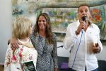 Amsterdam 8 juni 2015
Boekpresentatie Boek Danielle Oonk van t Schip in Yogacentrum Amsterdam. Danielle met vader Joop Oonk en moeder Willeke Alberti