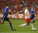 Amsterdam, 5 Juni 2015 
Vriendschappelijke interland Nederland-USA, Eindstand 3-4
Klaas Jan Huntelaar