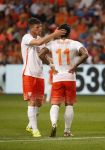 Amsterdam, 5 Juni 2015 
Vriendschappelijke interland Nederland-USA, Eindstand 3-4
Klaas Jan Huntelaar