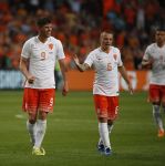 Amsterdam, 5 Juni 2015 
Vriendschappelijke interland Nederland-USA, Eindstand 3-4
Klaas Jan Huntelaar