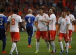 Amsterdam, 5 Juni 2015 
Vriendschappelijke interland Nederland-USA, Eindstand 3-4
Klaas Jan Huntelaar