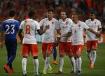 Amsterdam, 5 Juni 2015 
Vriendschappelijke interland Nederland-USA, Eindstand 3-4
Klaas Jan Huntelaar