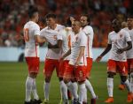 Amsterdam, 5 Juni 2015 
Vriendschappelijke interland Nederland-USA, Eindstand 3-4
Klaas Jan Huntelaar