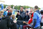 Arnhem 31 mei 2015
Voetbalclinic Klaas jan Huntelaar foundation op Papendal. Ook Enzo Knol en zijn vriendin Dee v d Zeeuw waren ook aanwezig.