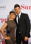 Amsterdam 18 mei 2015
Premiere de surprise van Mike v Diem met in de hoofdrollen Georgina Verbaan en Jeroen v Koningsbrugge. De premiere was in Tuschinski. Klaasjan Huntelaar met vrouw