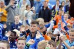Arnhem 31 mei 2015
Voetbalclinic Klaas jan Huntelaar foundation op Papendal. Ook Enzo Knol en zijn vriendin Dee v d Zeeuw waren ook aanwezig.